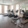 a gym with exercise equipment